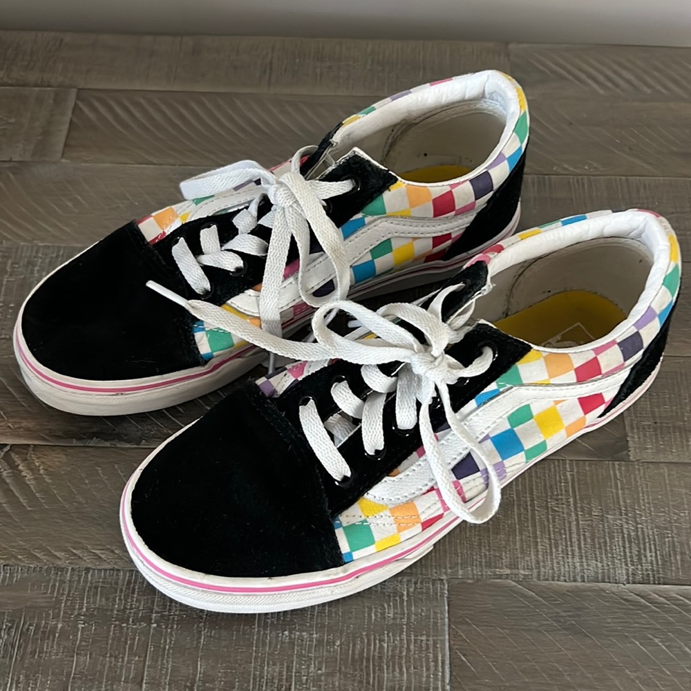 Vans Rainbow Check Old Skool
